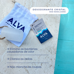Desodorante Cristal Stick Sem Embalagem Vegano 120g Alva thumbnail
