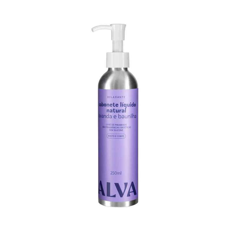 Sabonete Líquido Lavanda e Baunilha Vegano 250ml Alva