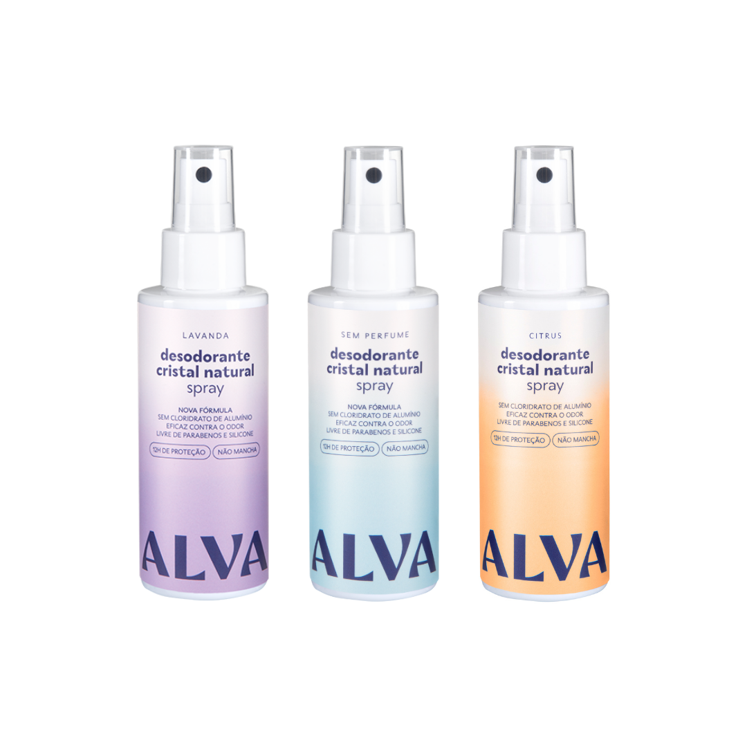 🎁 Leve Mais Pague Menos: Trio Desodorantes Spray Alva (50% off)
