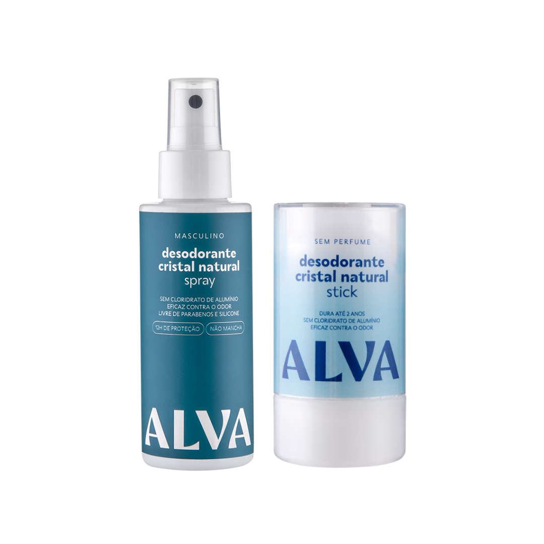 🎁 Kit Transição para Desodorante Natural - Masculino (Sândalo e Cedro) (50% off)