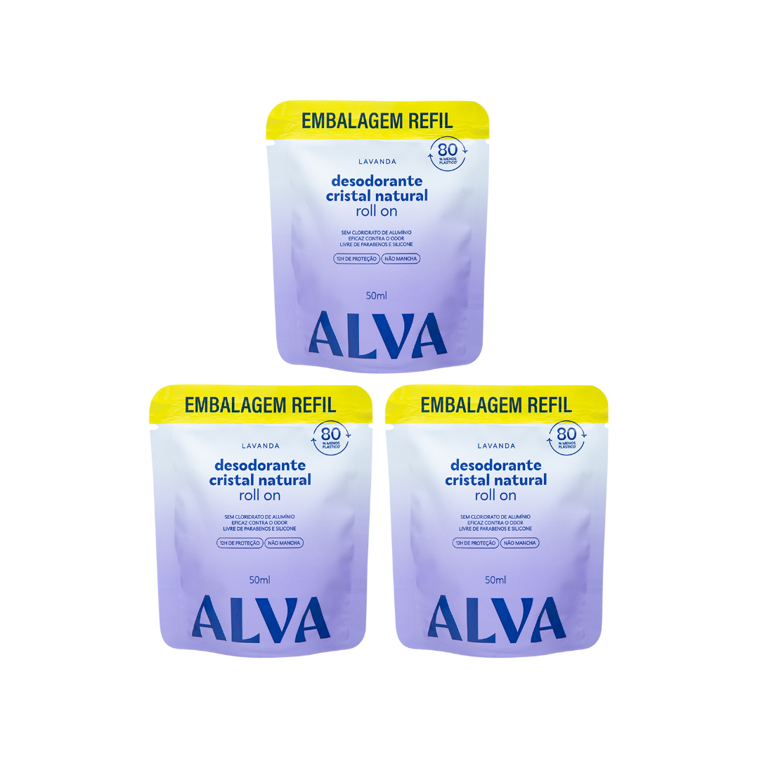 🎁 Leve Mais Pague Menos: Refil Roll on Lavanda (50% off)