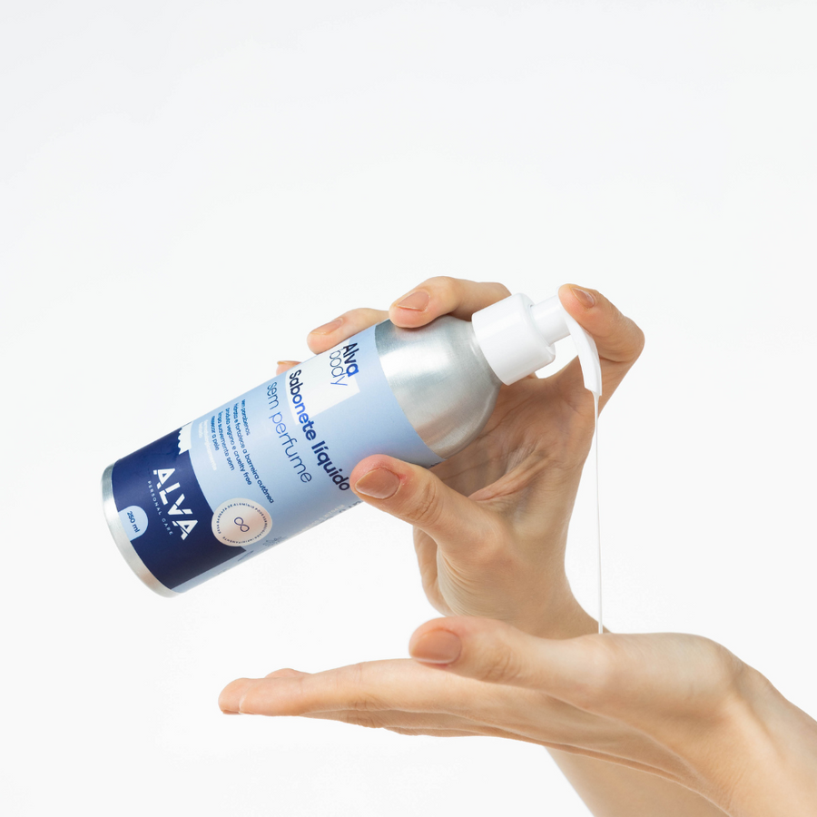 Sabonete Líquido Sem Perfume Vegano 250ml Alva