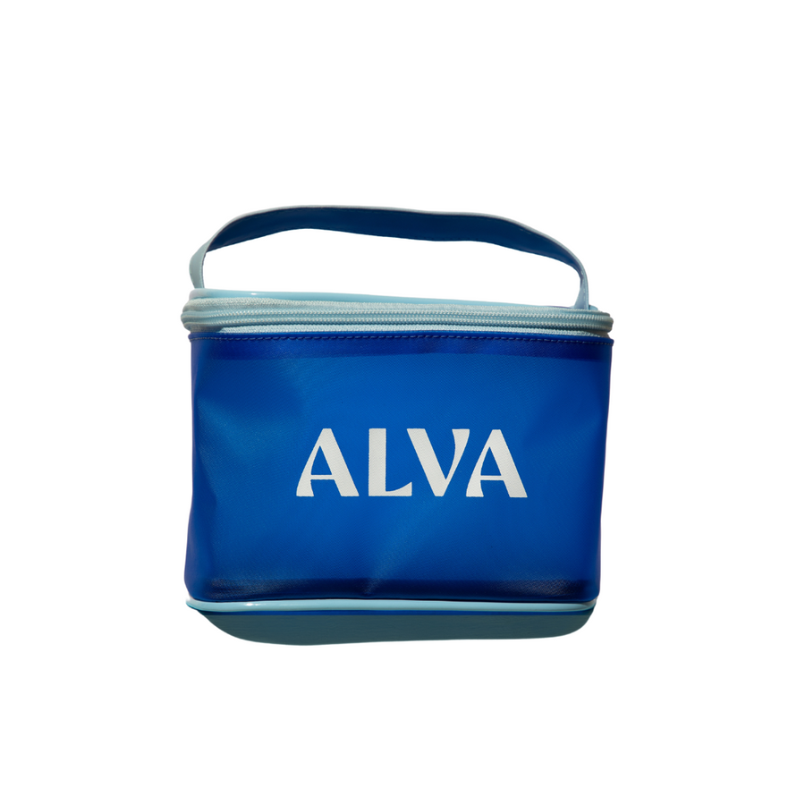 Necessaire Azul Transparente Alva