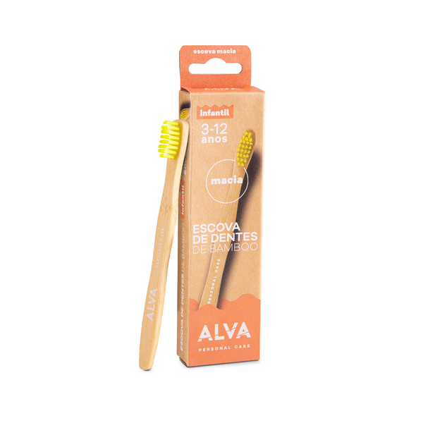 🎁 Escova de Dentes Bamboo Infantil Alva (100% off)
