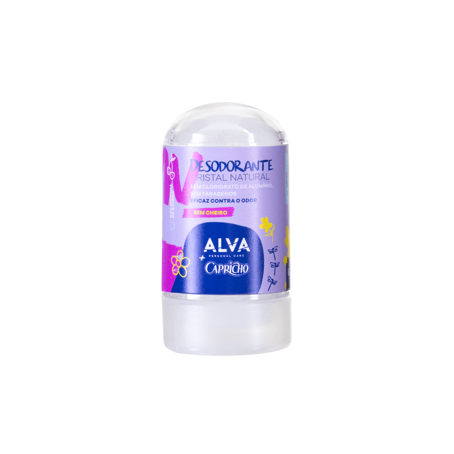 Desodorante Cristal 60g Alva + Capricho