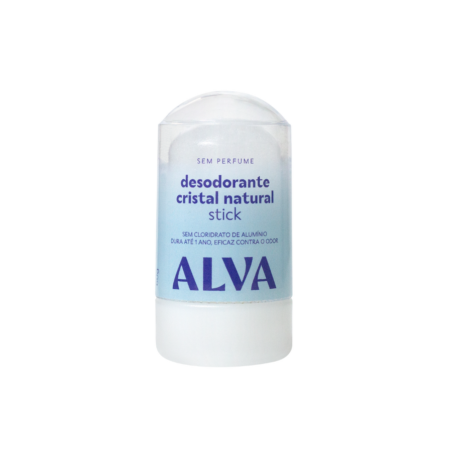 Desodorante Cristal Stick Vegano 60g Alva