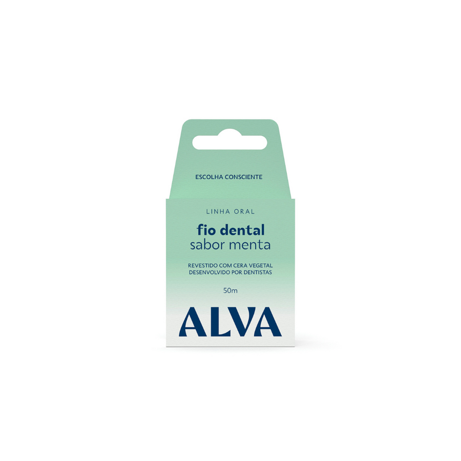 Fio Dental Menta 50m Natural Alva