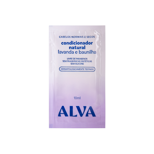 🎁 Sachê Condicionador - Lavanda e Baunilha Vegano 10ml Alva (100% off)