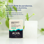 Desodorante Cristal Stick Stone Refil Vegano 90g Alva thumbnail