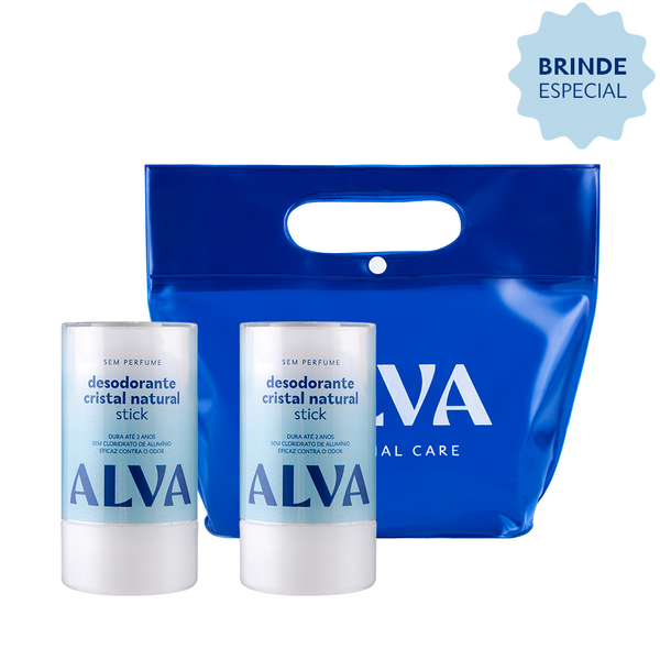 Kit Casal em Sintonia - 2 Desodorantes Cristal Alva