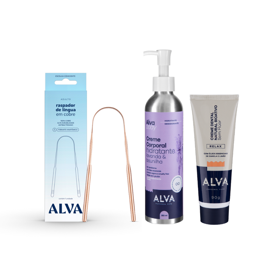 Kit Conforto Diário - Cosméticos Naturais com Lavanda