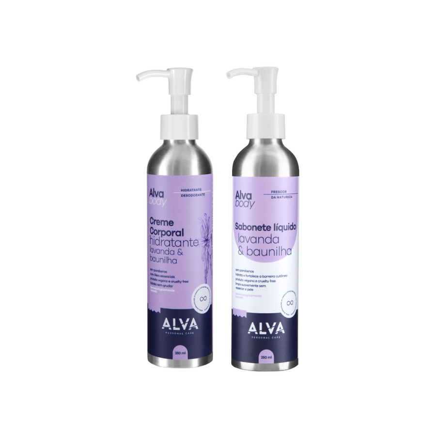 Kit Lavanda Relaxante - Sabonete Líquido + Creme Corporal