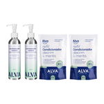 Kit 2 Condicionadores + 2 Refis Alecrim e Menta 250ml Alva thumbnail