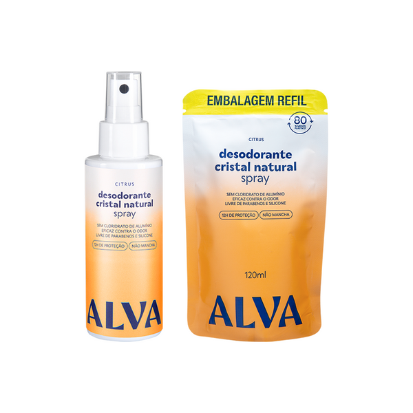 🎁 Kit Spray Citrus + Refil Alva (50% off)