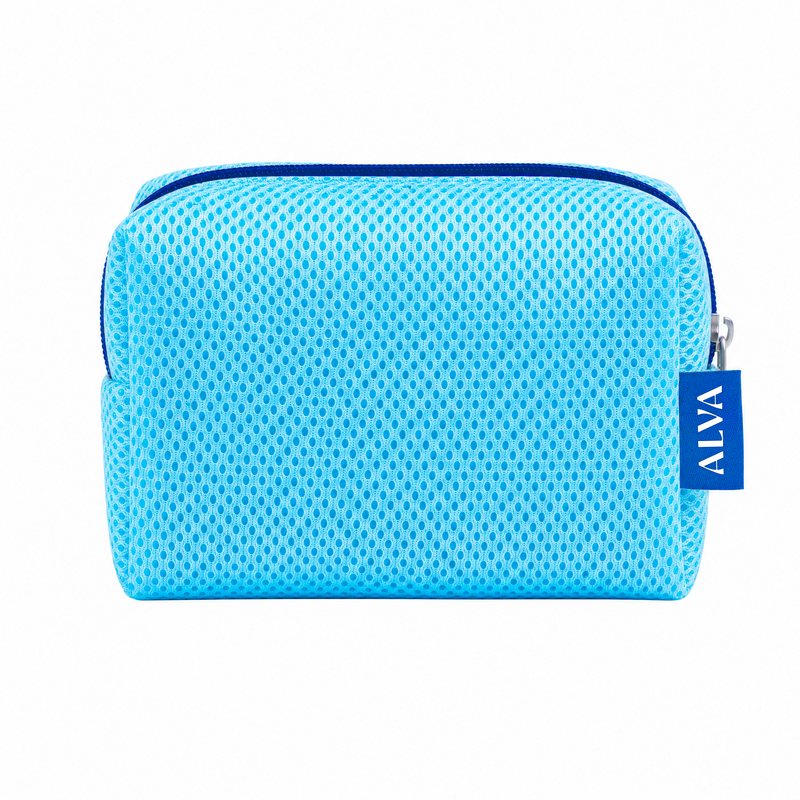 Necessaire Tela Azul Claro Alva