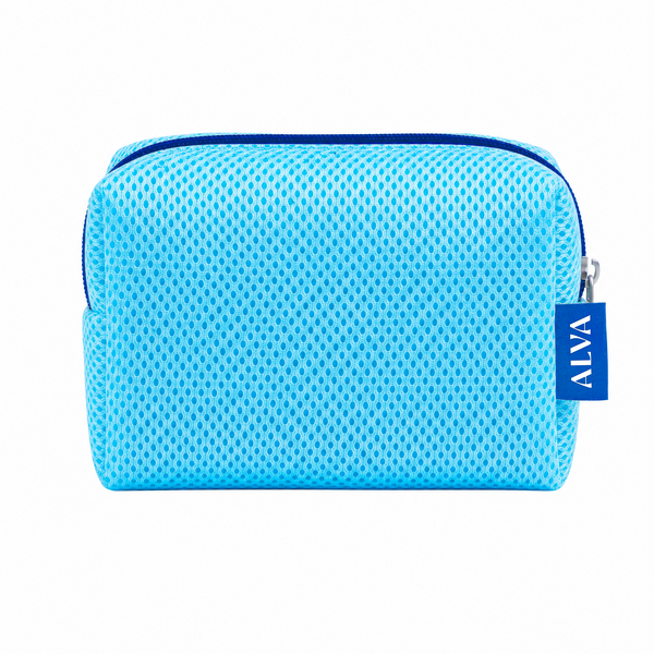 🎁 Necessaire Tela Azul Claro Alva (100% off)