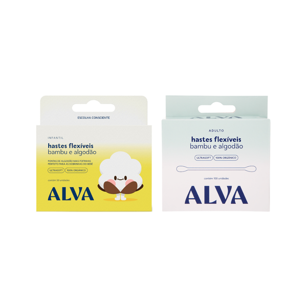 Kit Duo Cotonete: Adulto e Infantil