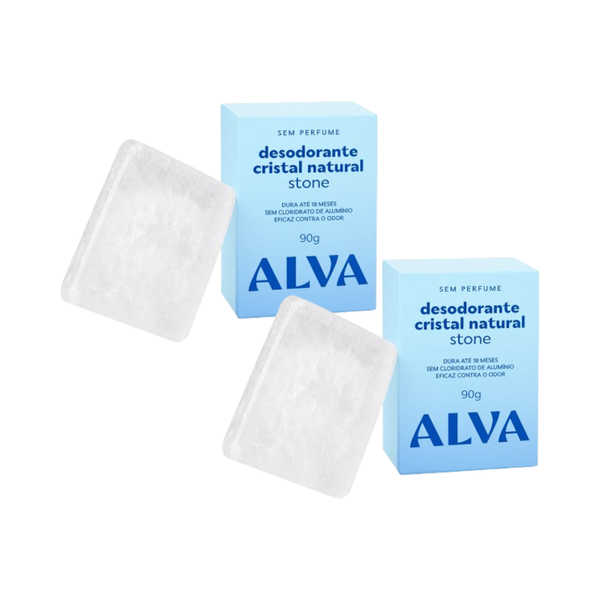 Kit Cristal em Dobro – 2 Desodorantes Cristal Alva