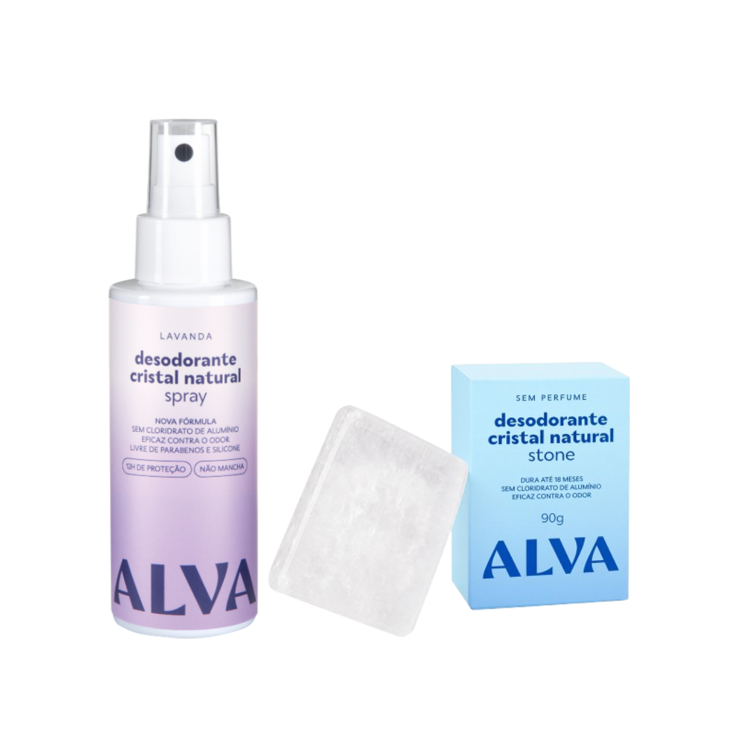 🎁 Kit Transição para Desodorante Natural Stone - Lavanda (50% off)