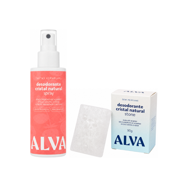 Kit Transição para Desodorante Natural Stone - Frutas Vermelhas