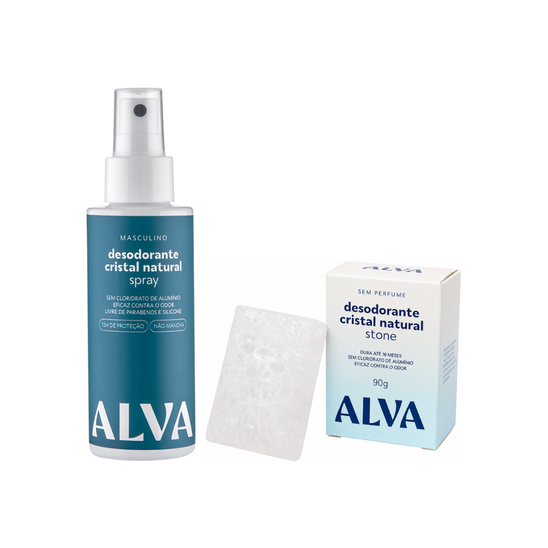 Kit Transição para Desodorante Natural Stone - Masculino