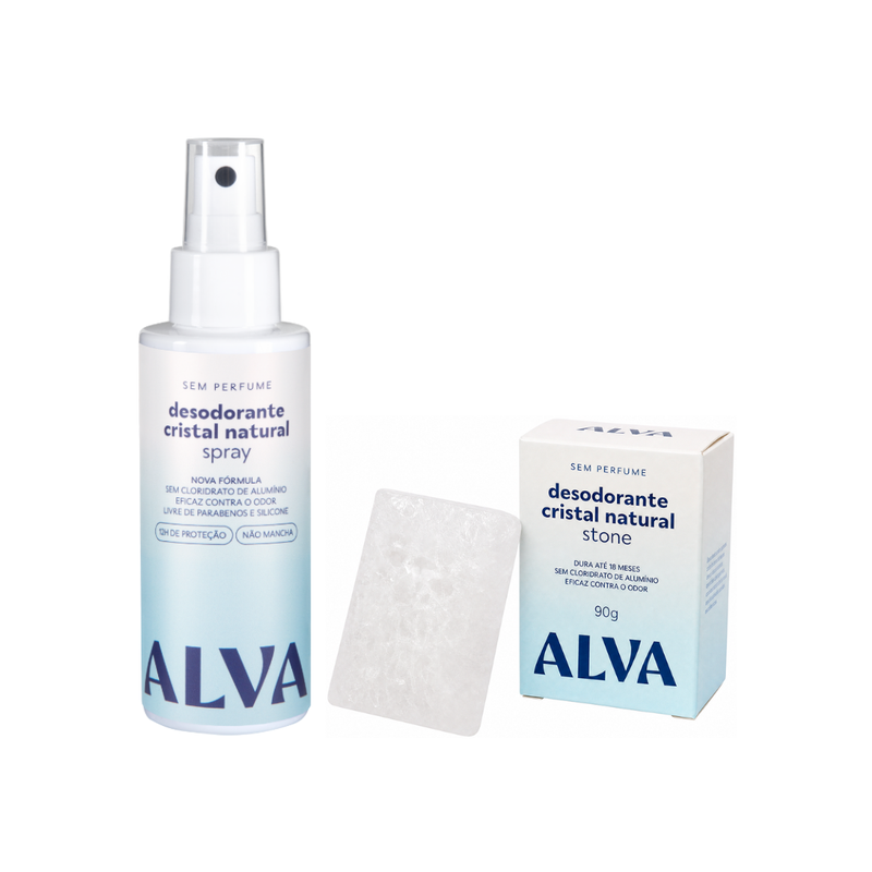 Kit Transição para Desodorante Natural Stone - Sem Perfume