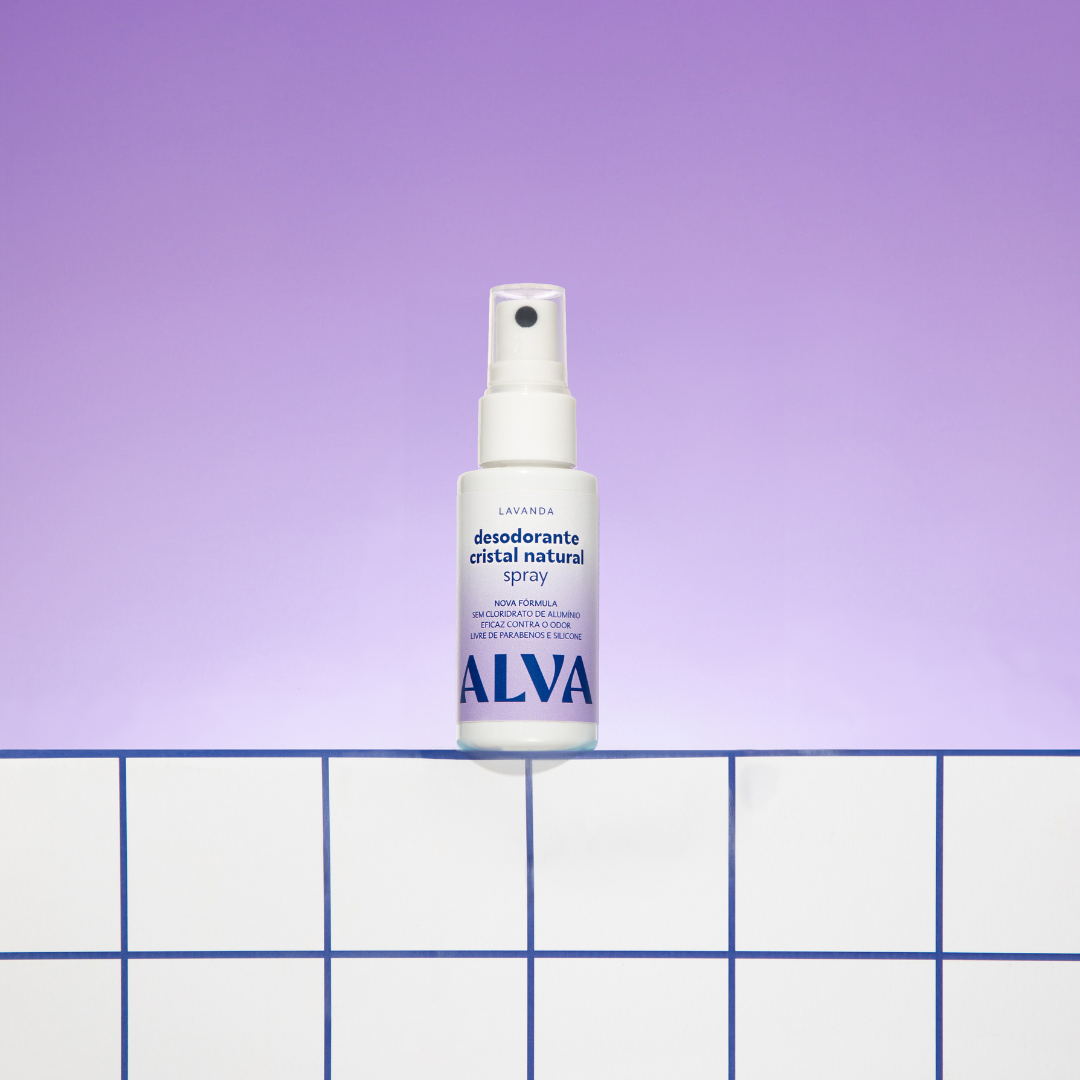 Desodorante Cristal Natural Spray Lavanda 30ml Alva — Alva