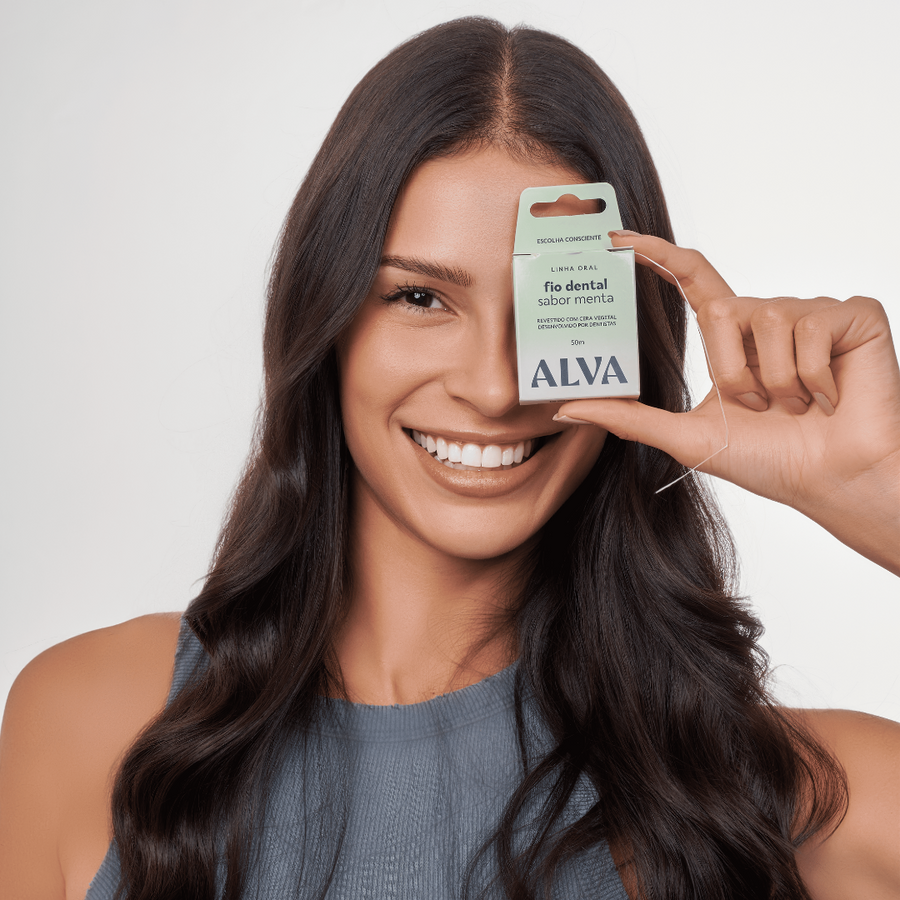 Fio Dental Menta 50m Natural Alva