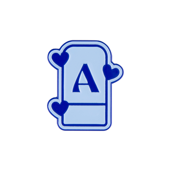 Pin Cristal Azul Alva