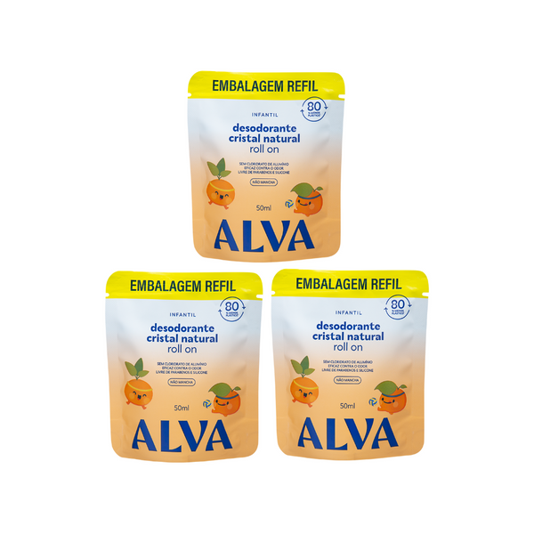 🎁 Leve Mais Pague Menos: Refil Roll on Infantil Laranja Doce (50% off)