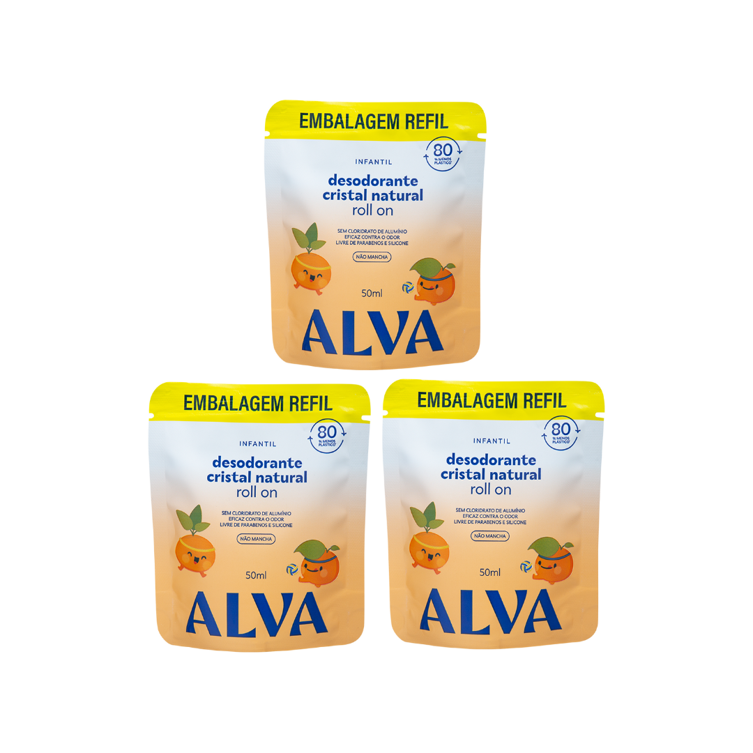🎁 Leve Mais Pague Menos: Refil Roll on Infantil Laranja Doce (50% off)