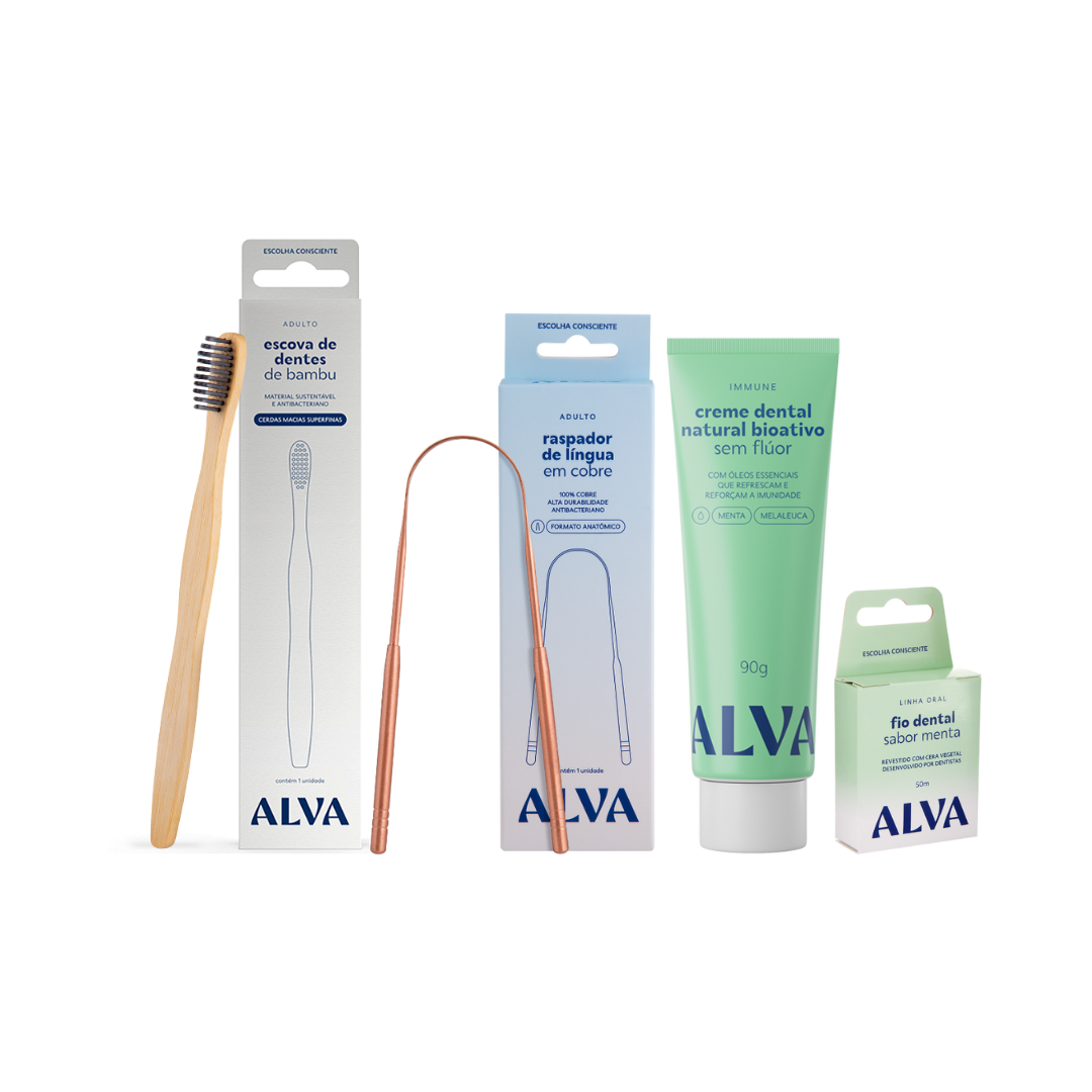 🎁 Kit Limpeza Bucal - Cuidado Completo (100% off)