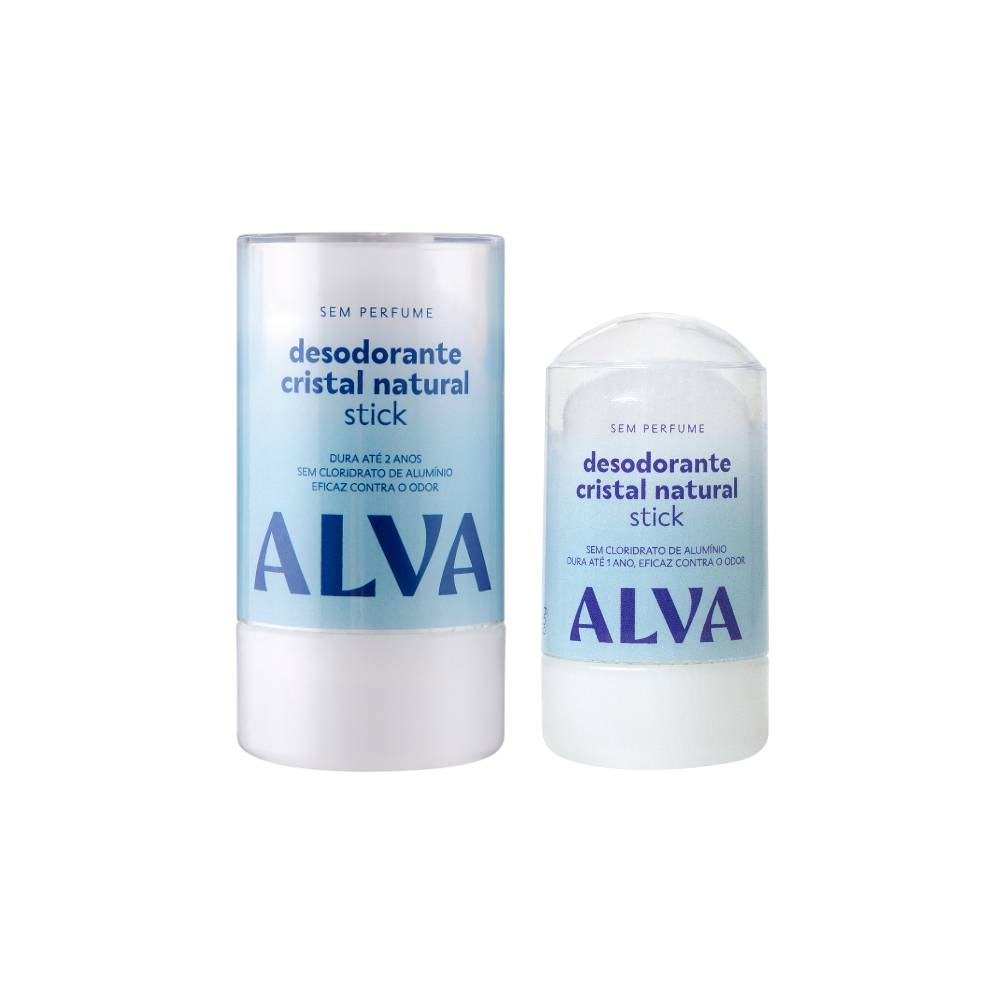 🎁 Kit Tal Pai Tal Filho - 2 Desodorantes Cristal Alva (50% off)